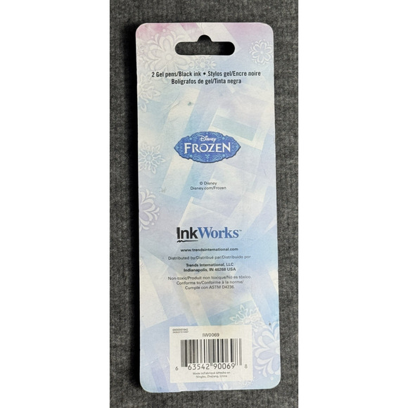 Disney Frozen Elsa Anna Olaf InkWorks Black Gel Ink Pens - Picture 2 of 2
